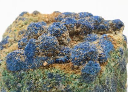 Malachite et Azurite, Bonneterre, Saint-Laurent d’Olt, Aveyron.