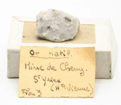 Or natif, Mine Cheni, Saint-Yrieix-la-Perche, Limoges.