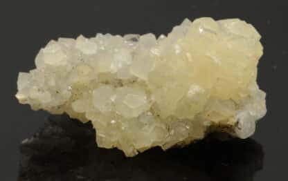 Calcite sur quartz, mine Saint-Jacques, Sainte-Marie-aux-Mines.