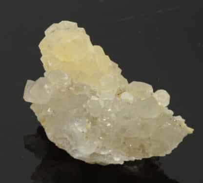 Calcite sur quartz, mine Saint-Jacques, Sainte-Marie-aux-Mines.