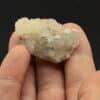 Calcite sur quartz, mine Saint-Jacques, Sainte-Marie-aux-Mines.