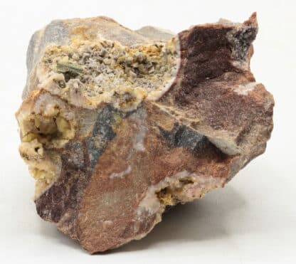 Dickite, Dolomite, Chalcopyrite, Mas Lavayre, Le Bosc, Lodève.