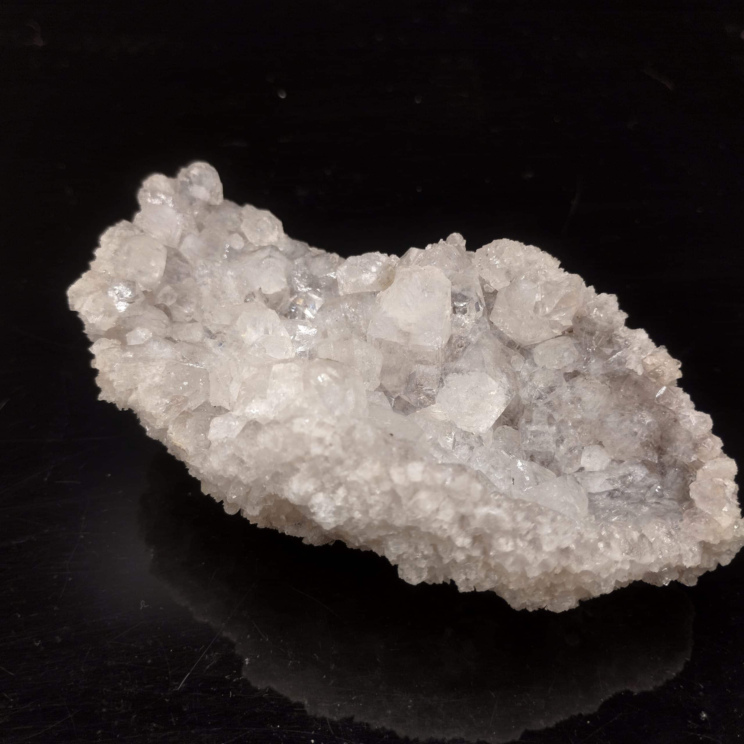 Apophyllite et Stilbite, Jalgaon, Inde.