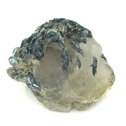 Hématite sur Quartz, Saint Gothard, Suisse.