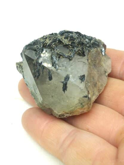 Hématite sur Quartz, Saint Gothard, Suisse.