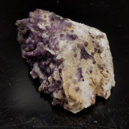 Fluorite sur Quartz, Néris-les-Bains, Allier.