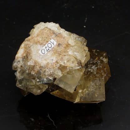 Fluorite et Pyrite, Devonshire, Angleterre, Royaume-Uni.