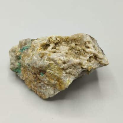 Chalcanthite et Bayldonite, La Verrière, Les Ardillats, Rhône.