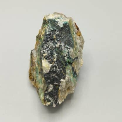 Chalcanthite et Bayldonite, La Verrière, Les Ardillats, Rhône.