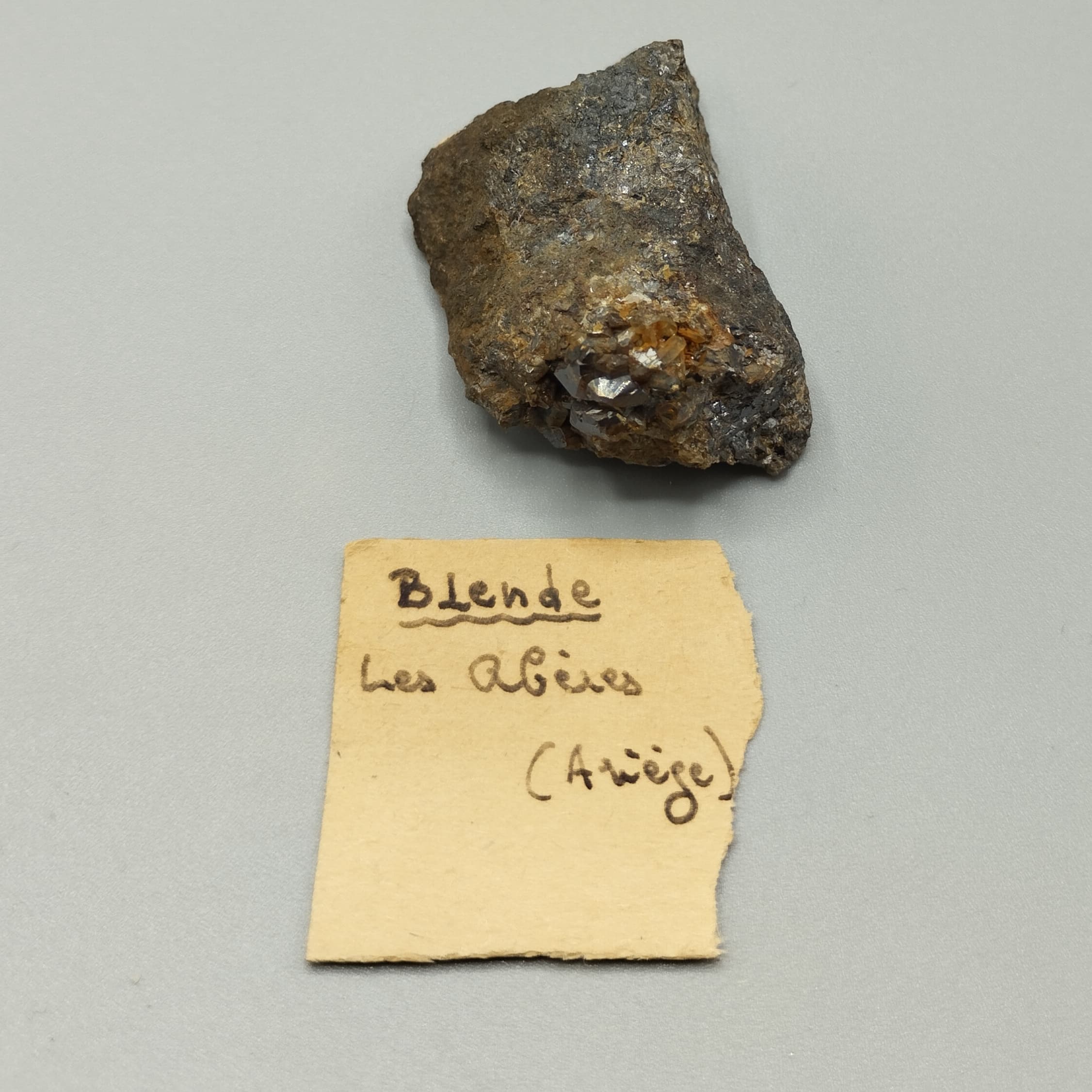 Blende (Sphalérite), Les Abères, Ariège.