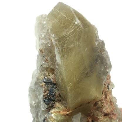 Quartz et Sagénite (Rutile), Brésil.