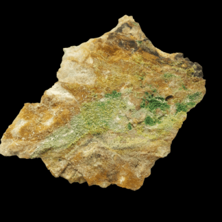 Mimétite et Bayldonite, Cap Garonne, Le Pradet, Var.