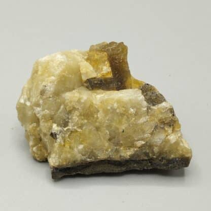 Topaze et Gilbertite, Montbelleux, Ille-et-Vilaine, Bretagne.