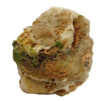 Pyromorphite, Barytine et Quartz, Lafont-en-Poule, Rhône.