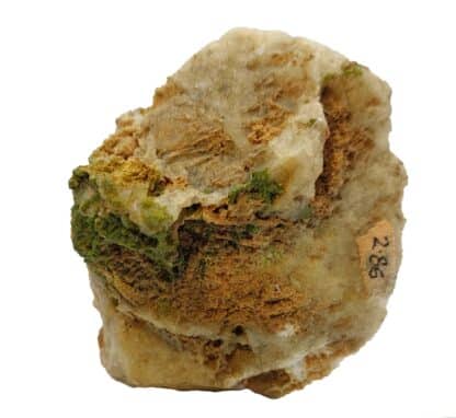 Pyromorphite, Barytine et Quartz, Lafont-en-Poule, Rhône.