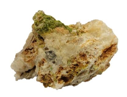 Pyromorphite, Barytine et Quartz, Lafont-en-Poule, Rhône.