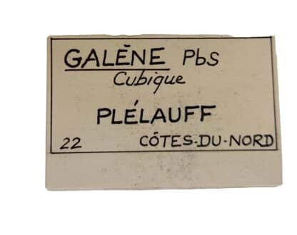Lot de Galène, Plélauff, Côtes d’Armor.