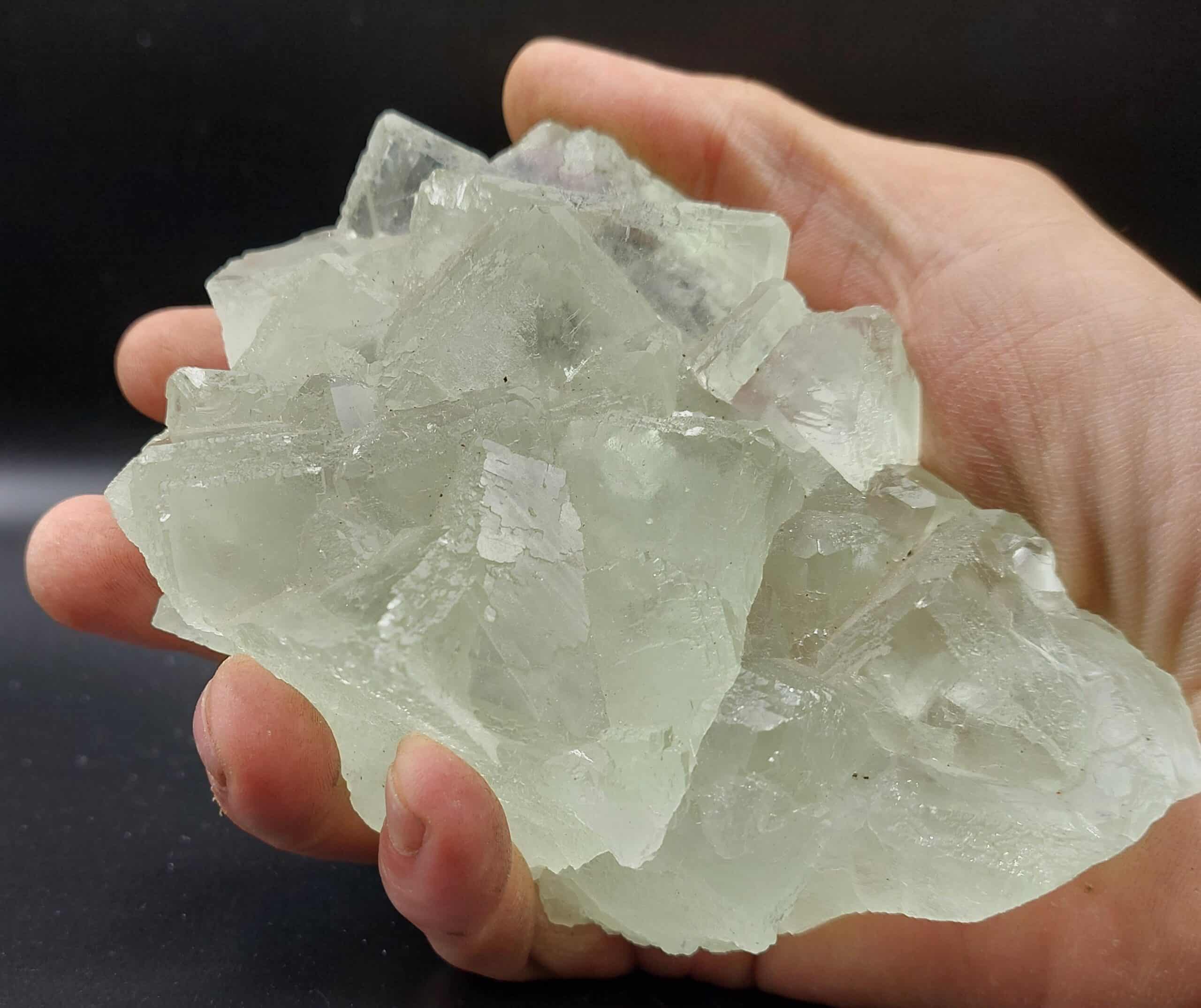 Fluorite, Xianghuapu, Chenzhou, Hunan, Chine.