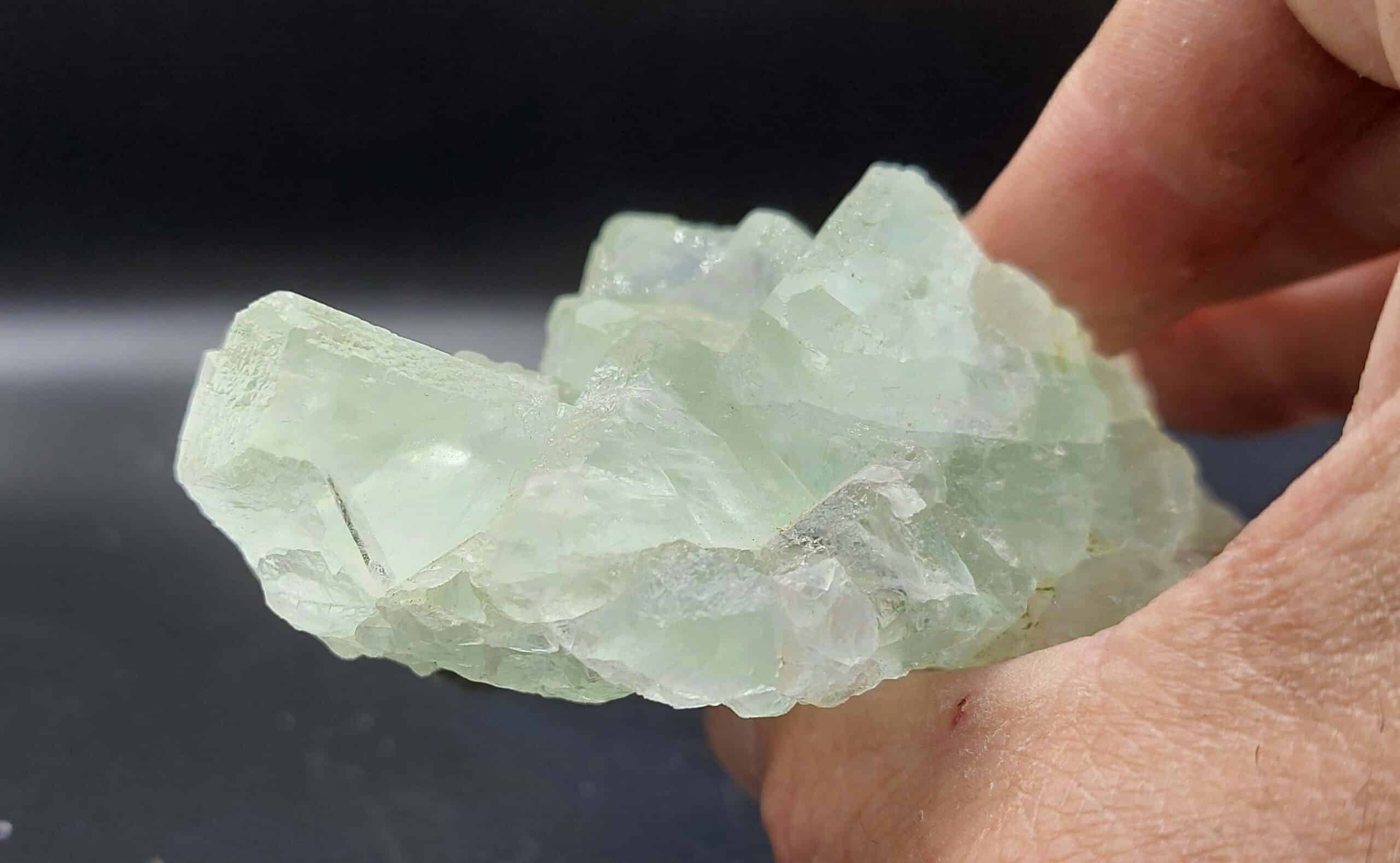 Fluorite, Xianghuapu, Chenzhou, Hunan, Chine.