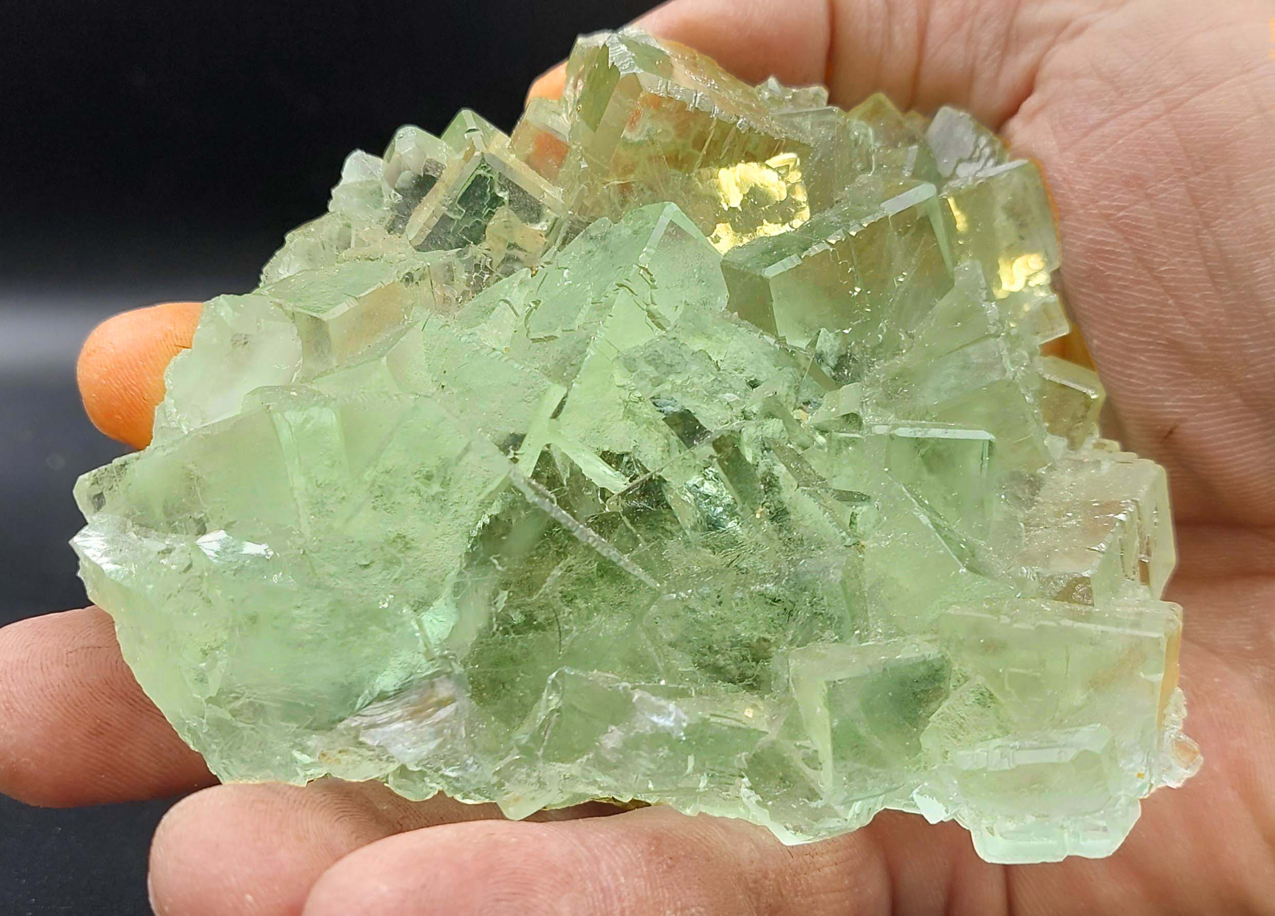 Fluorite, Xianghuapu, Chenzhou, Hunan, Chine.