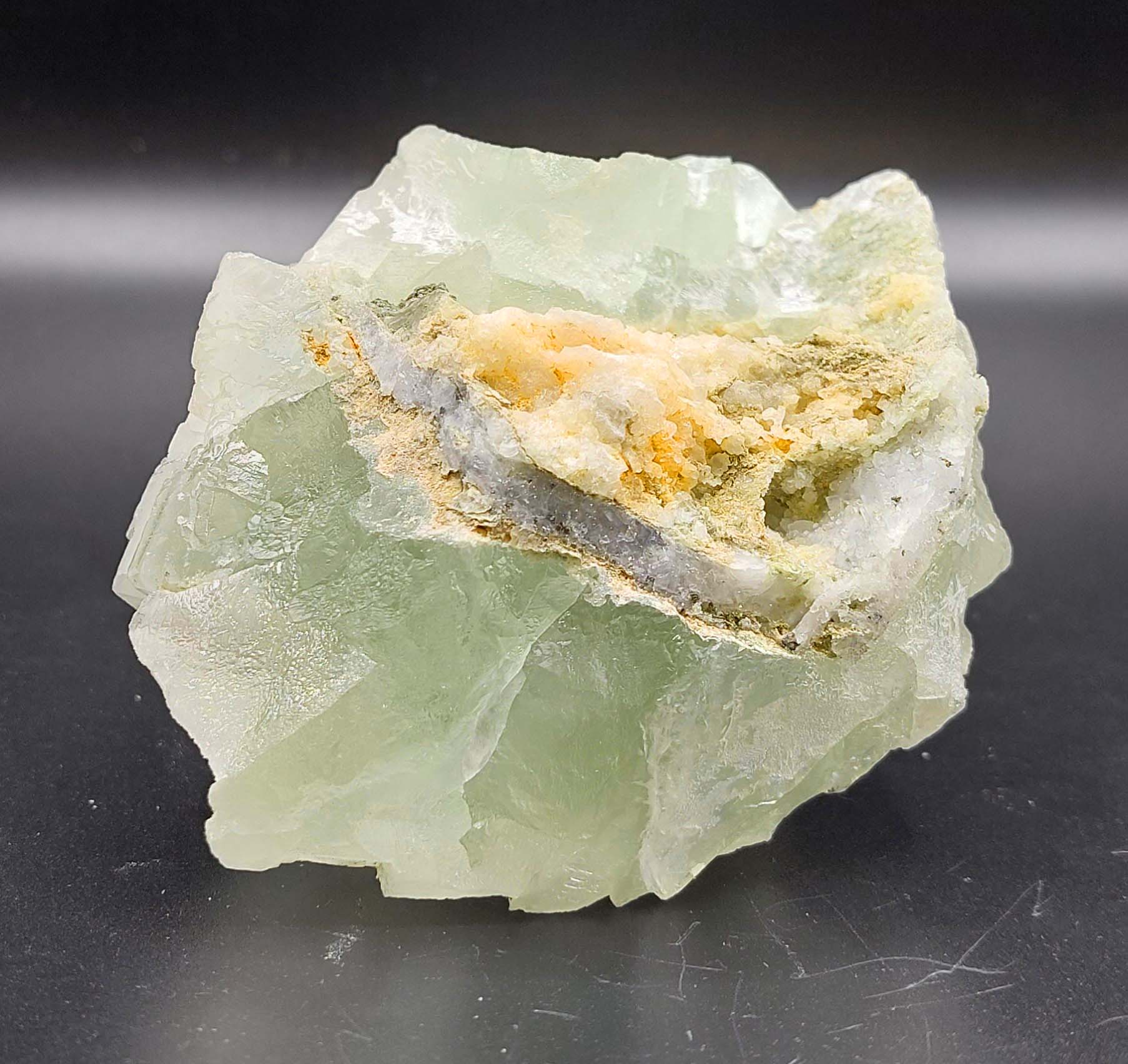 Fluorite, Xianghuapu, Chenzhou, Hunan, Chine.