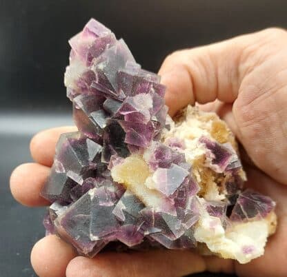 Fluorite, Xianghuapu, Chenzhou, Hunan, Chine.