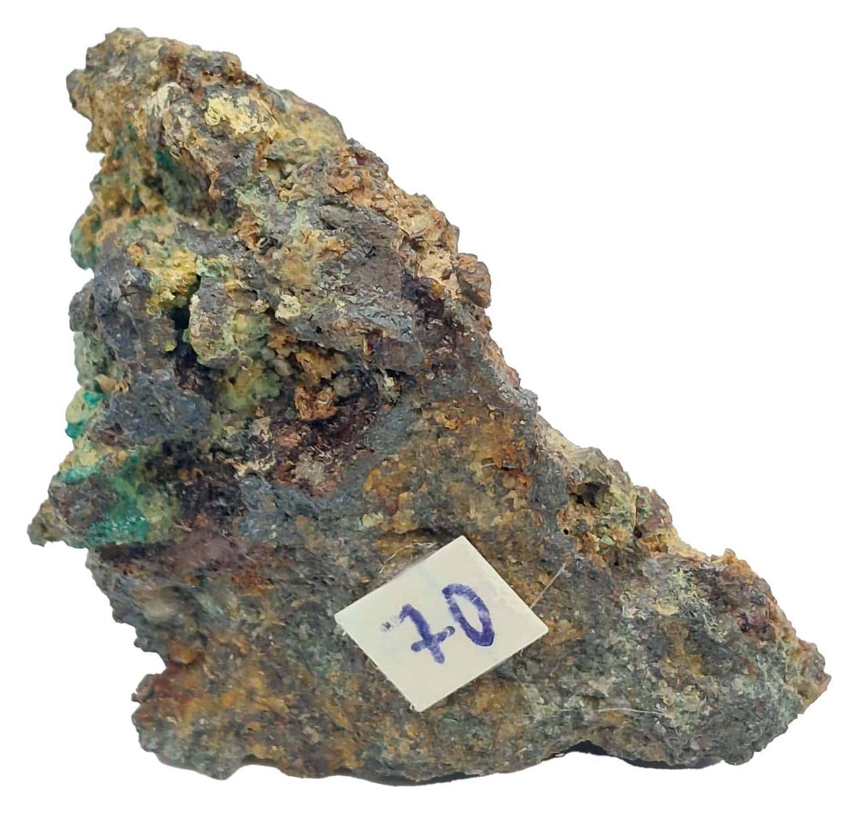 Paratacamite, Isostannite, Cligga Head mine, Cornwall, Royaume-Uni.