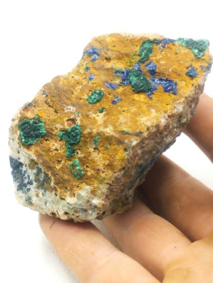 Malachite et Azurite, Cap Garonne, Var.