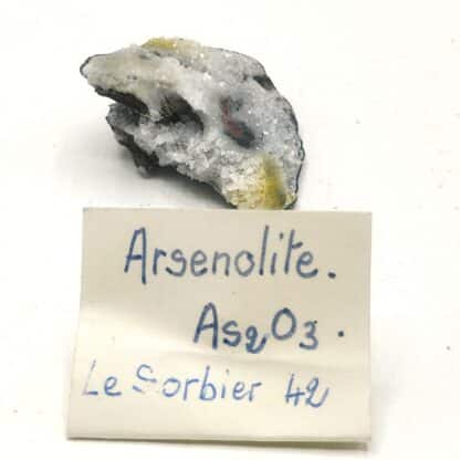 Arsénolite, Le Sorbier, Loire.