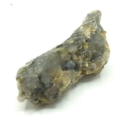 Mimétite et Quartz, Villevieille, Pontgibaud, Puy-de-Dôme.