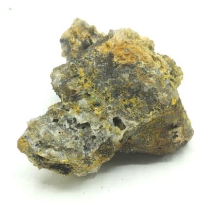 Mimétite, Pyromorphite et Césarolite, Villevieille, Pontgibaud, Puy-de-Dôme.