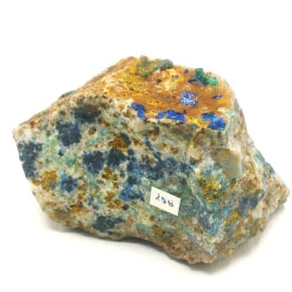 Malachite et Azurite, Cap Garonne, Var.