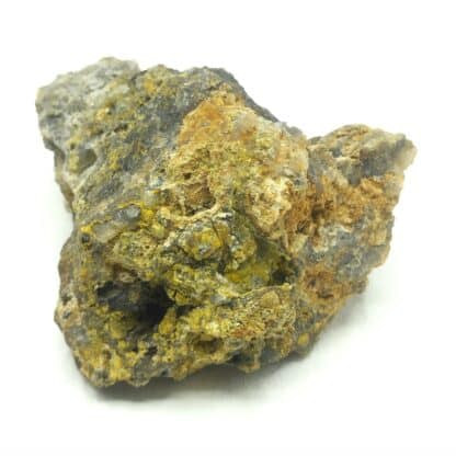 Mimétite, Pyromorphite et Césarolite, Villevieille, Pontgibaud, Puy-de-Dôme.