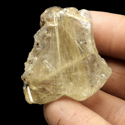 Rutile dans Quartz, Minas Gerais, Brésil.