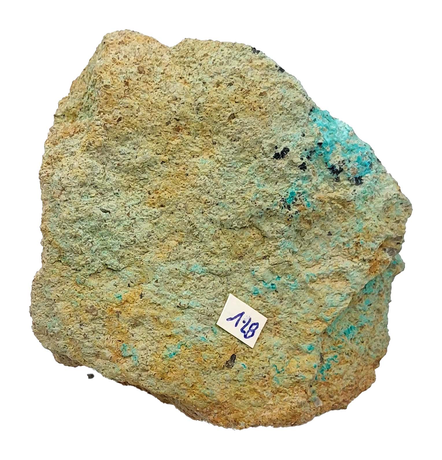 Chrysocolle et Corwallite, Anozel, Vosges.