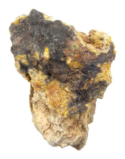 Pyromorphite var. Nuissiérite et Plattnerite, La Nuissière, Beaujeu, Rhône.