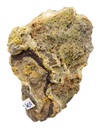 Pyromorphite var. Nuissiérite et Plattnerite, La Nuissière, Beaujeu, Rhône.