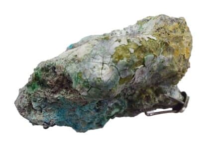 Tallingite, Stannite, Paratacamite, Botallackite et Varlammofite, Cligga Head, Cornwall, Royaume-Uni.