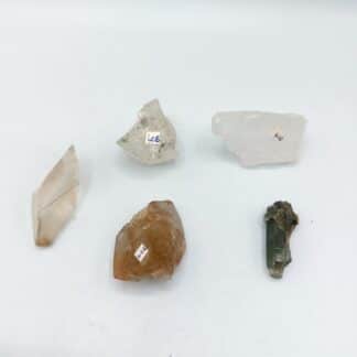 Lot de Quartz à inclusions et origines diverses.