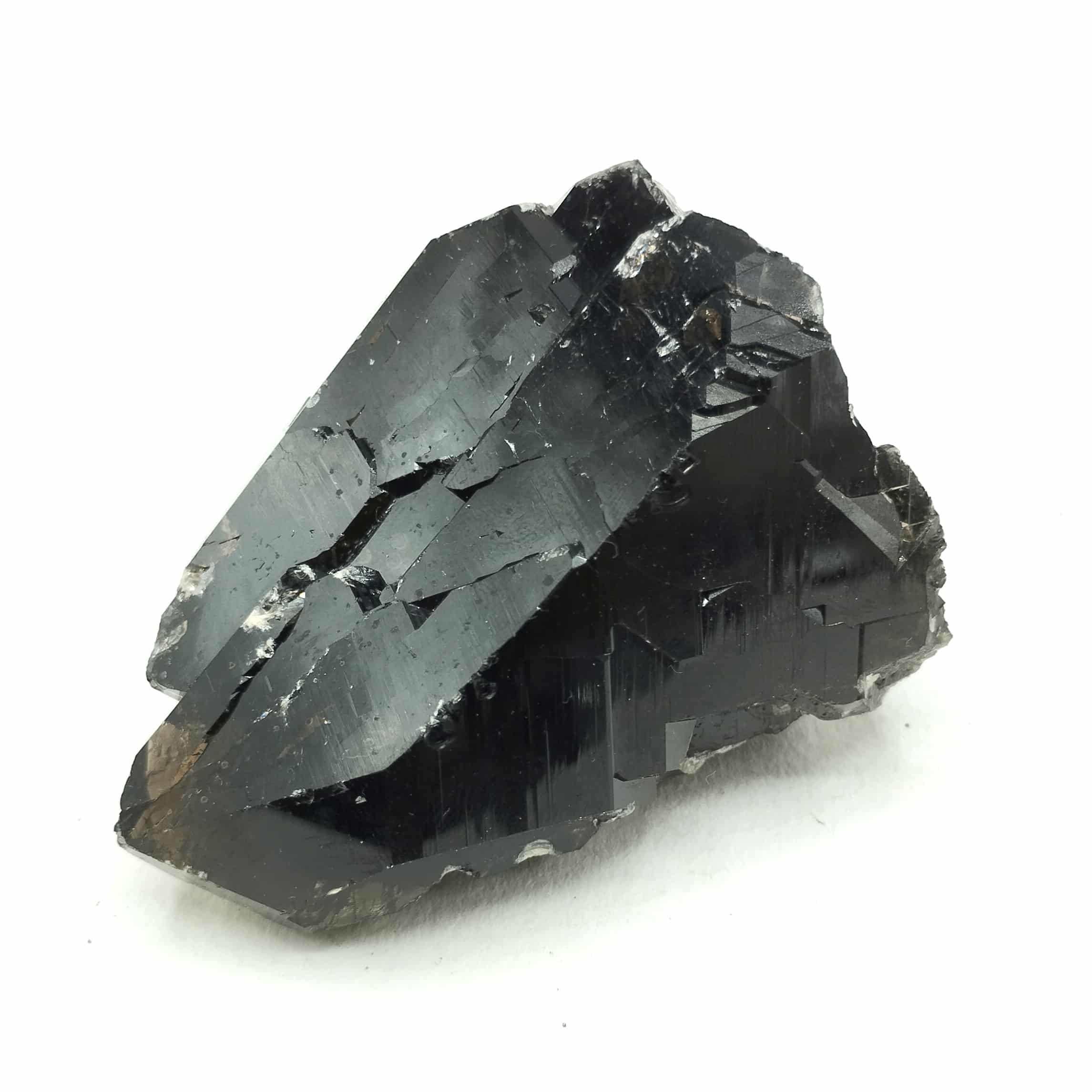 Quartz morion, La Furka, Suisse.