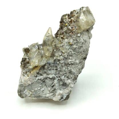 Chalcopyrite, Dolomite et Calcite, Missouri, USA (États-Unis).