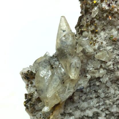 Chalcopyrite, Dolomite et Calcite, Missouri, USA (États-Unis).