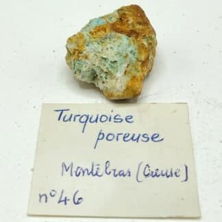Turquoise (ps. Montebrasite), Montebras, Creuse.