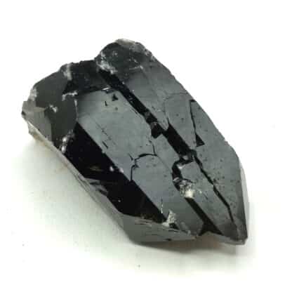 Cristal de quartz morion, La Furka, Suisse.