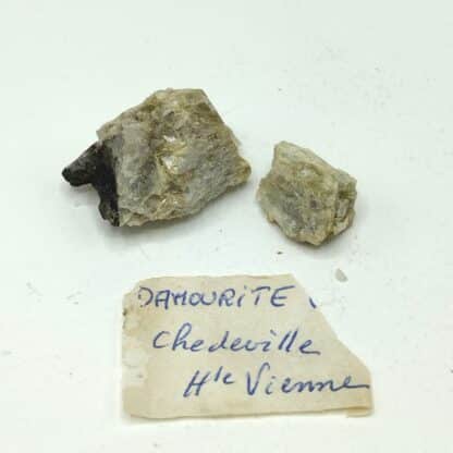 Damourite (Muscovite), Chedeville, Haute-Vienne, Limousin.