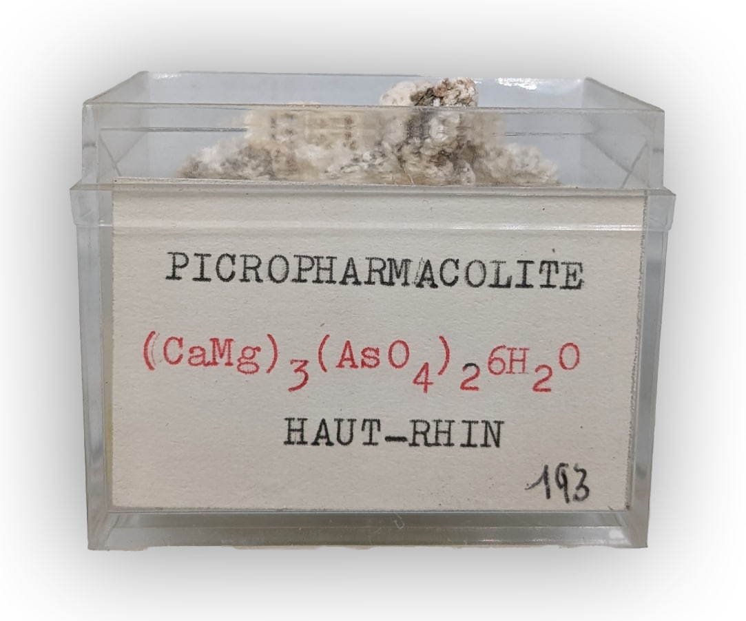 Picropharmacolite, Gabe Gottes, Sainte-Marie-aux-Mines, Alsace.