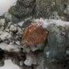 Titanite et Adulaire, Druntobel, Grisons, Suisse.