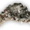 Titanite et Adulaire, Druntobel, Grisons, Suisse.