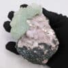 Apophyllite et Stilbite, Pune, Maharashtra, Inde.