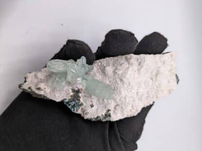 Apophyllite, Pune, Maharashtra, Inde.